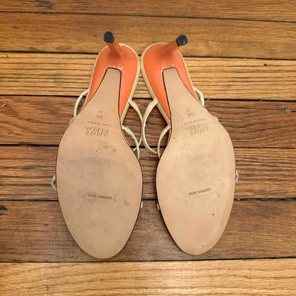 *New Vintage* y2k Anne Klein Strappy Leather Heels - Picture 8 of 8